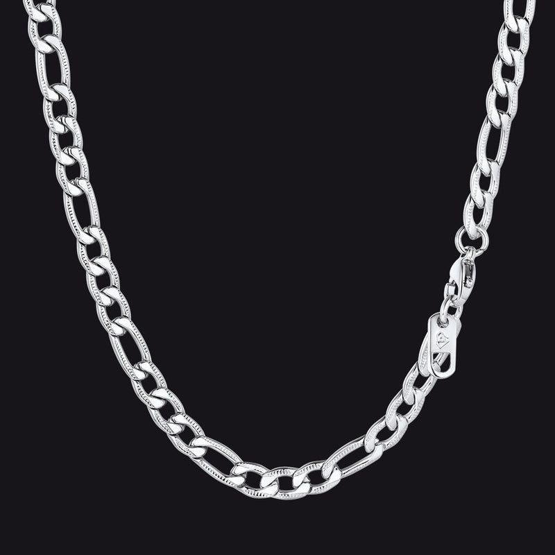 5mm Figaro Chain Necklace for