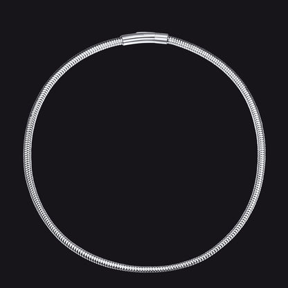 Herringbone Snake Chain Choker Necklace for 5mm Width