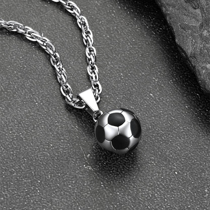 Soccer Football Necklace Lucky Charm for Ball Fans