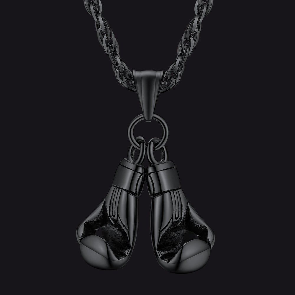 Boxing Gloves Pendant Bodybuilding Pendant Necklace for