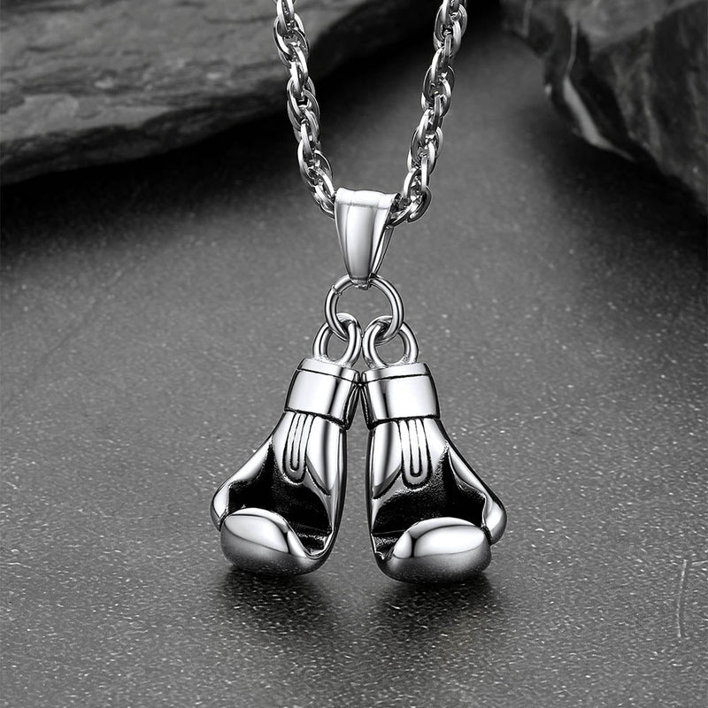 Boxing Gloves Pendant Bodybuilding Pendant Necklace for