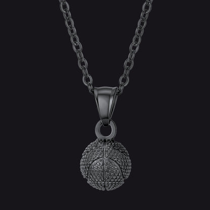 Basketball Necklace Sports Pendants for Ball Fans