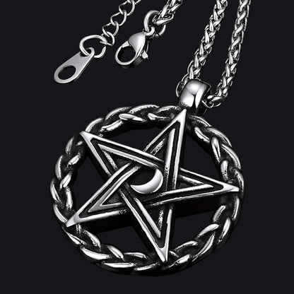 Pentagram Necklace Witch Necklace for