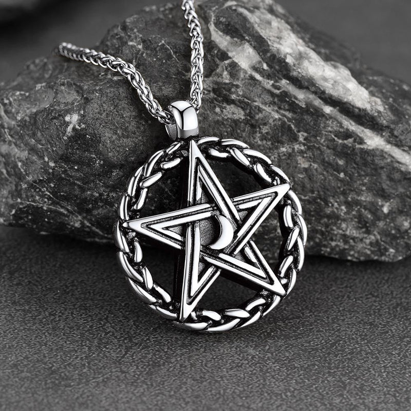 Pentagram Necklace Witch Necklace for