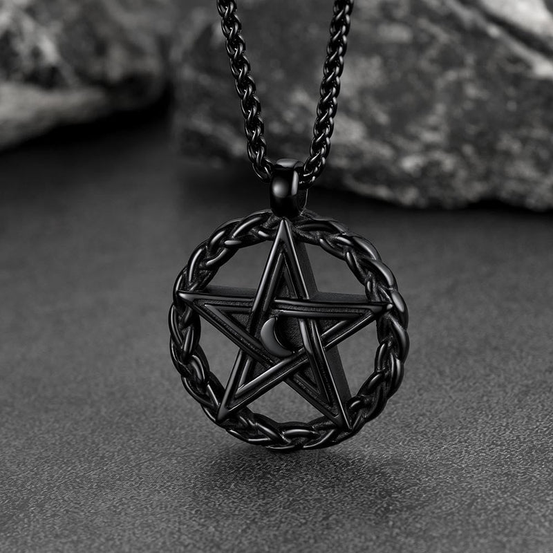 Pentagram Necklace Witch Necklace for