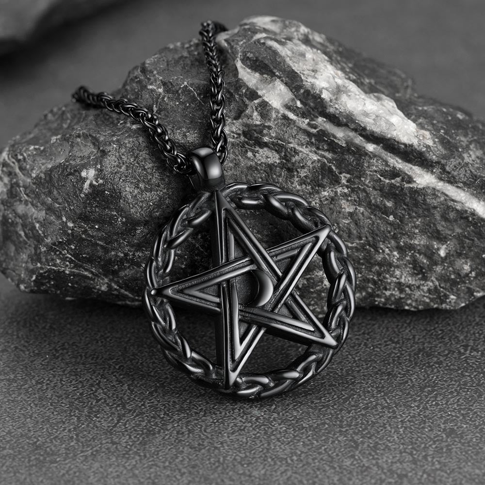 Pentagram Necklace Witch Necklace for