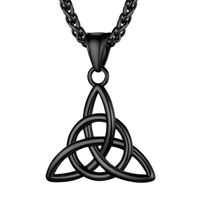 Irish Celtic Knot Pendant Necklace for