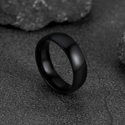 6mm Minimalist Plain Band Ring for