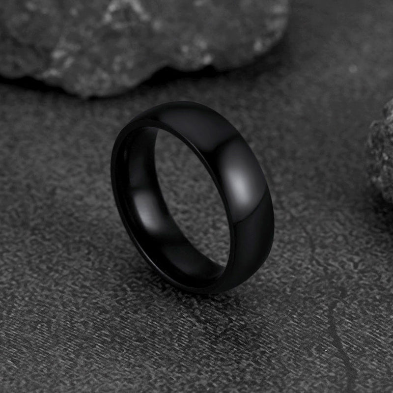 6mm Minimalist Plain Band Ring for