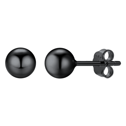 S925 Silver Minimalist Ball Stud Earrings for