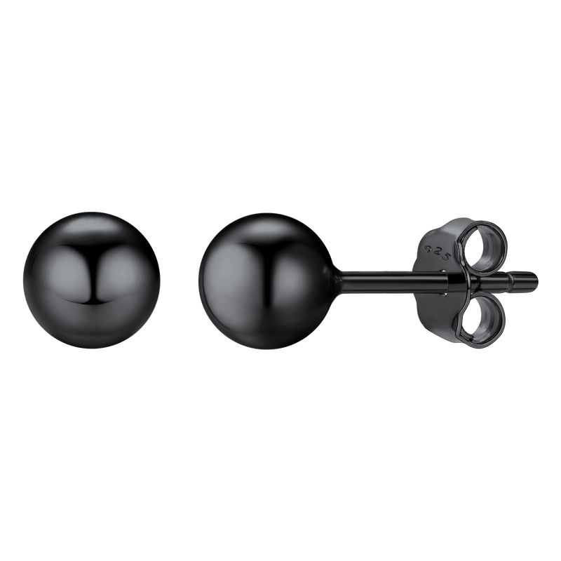 S925 Silver Minimalist Ball Stud Earrings for