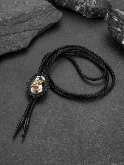 Personalized Memorial Photo Bolo Ties for Wedding