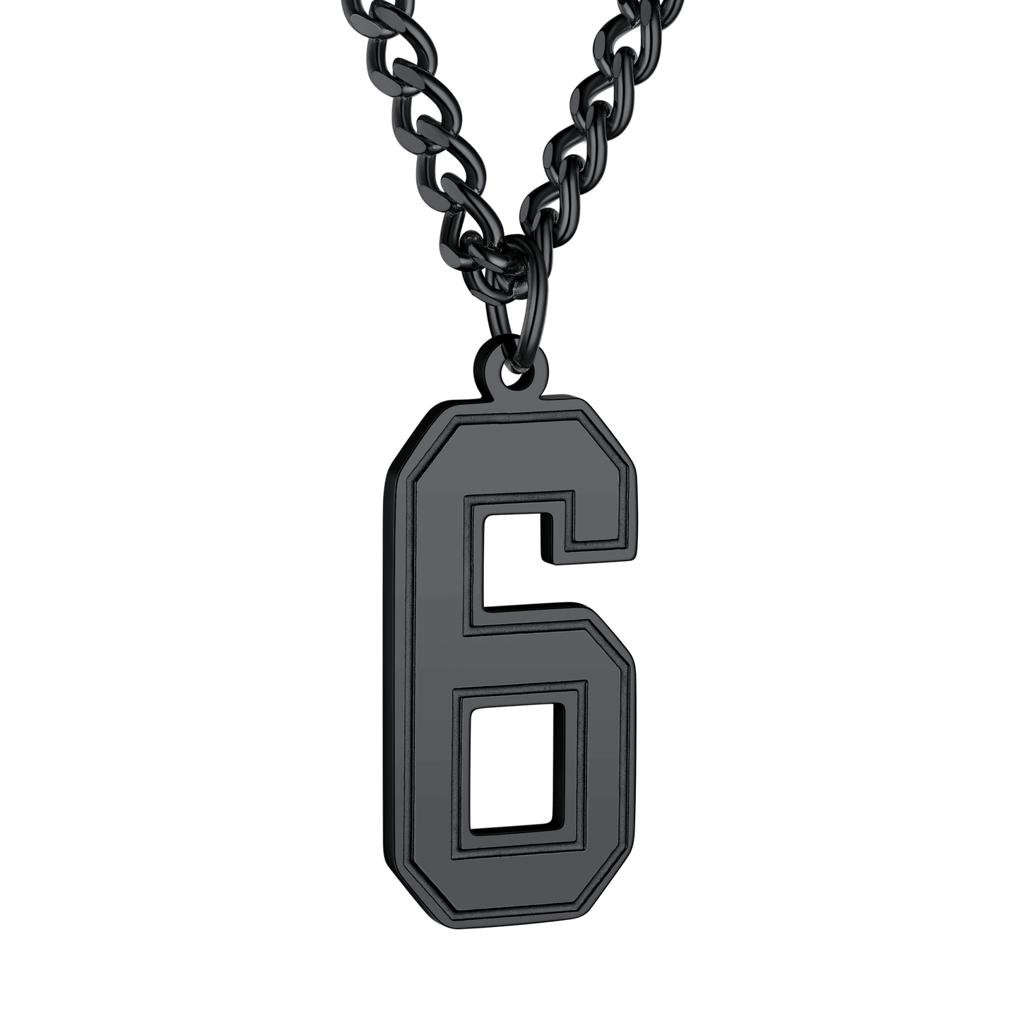Personalized Sports Jersey Number Chain Necklace for Sport Fans