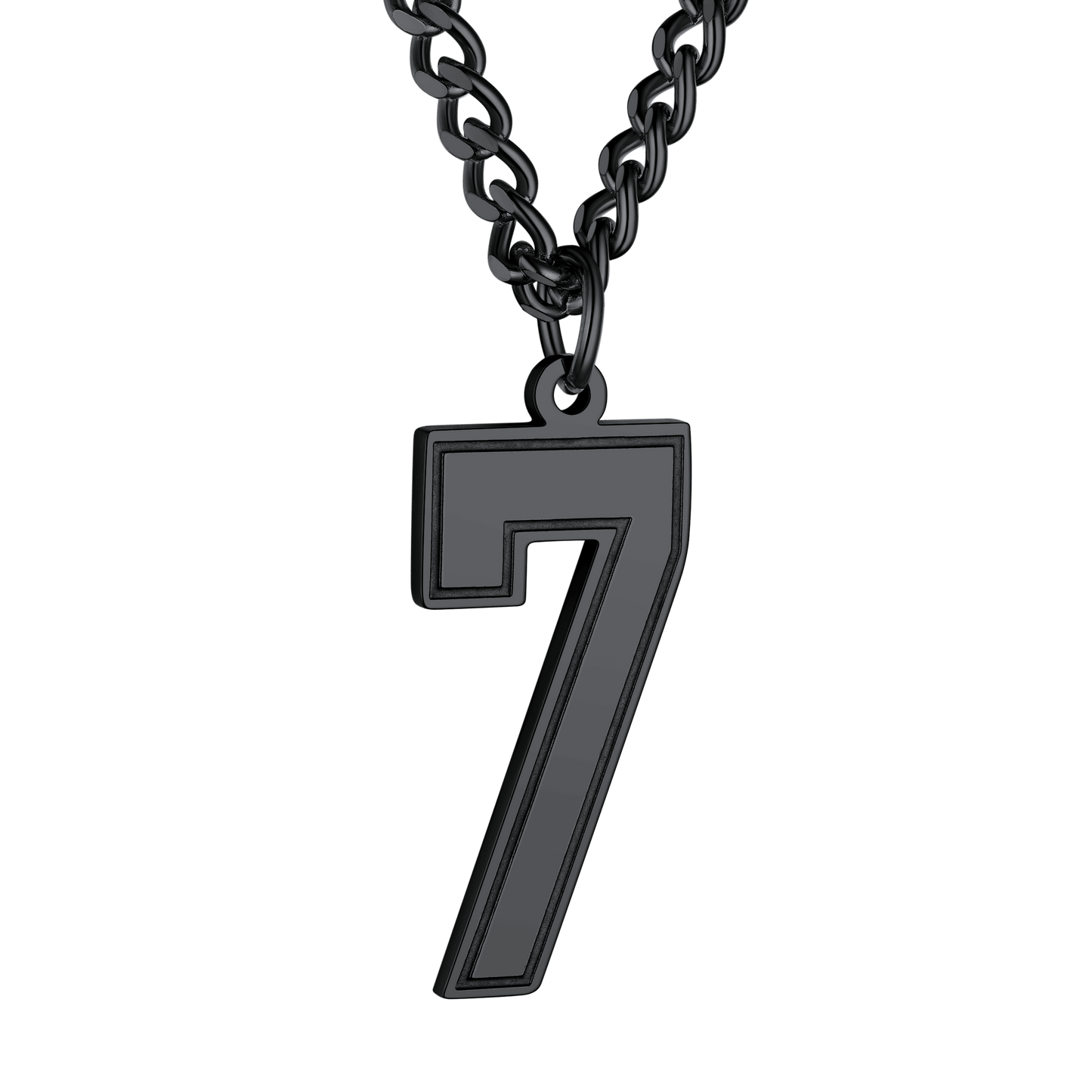Personalized Sports Jersey Number Chain Necklace for Sport Fans