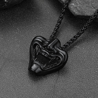 Flash Gothic Devil Joker Necklace for