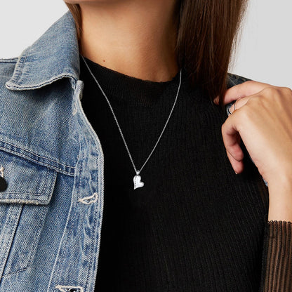 Customized Heart Urn Necklace for Ashes Memorial Gift