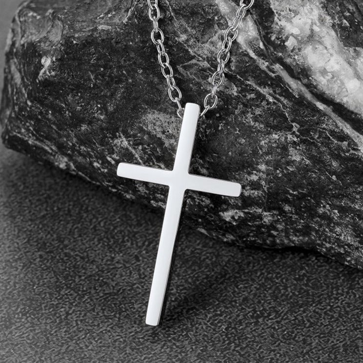 Classic Cross Necklace Christian Faith Pendant for
