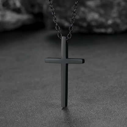 Classic Cross Necklace Christian Faith Pendant for