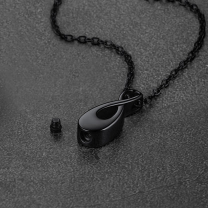 Customized Infinity Urn Necklace Cremation Jewelry for Ashes