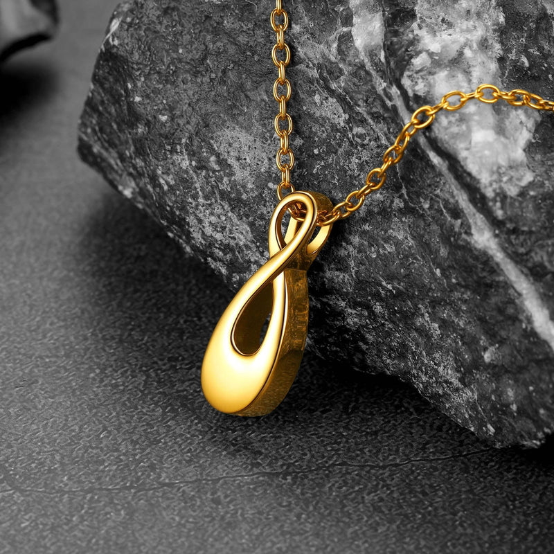 Customized Infinity Urn Necklace Cremation Jewelry for Ashes