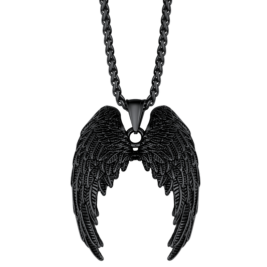 Flash Angel Wings Pendant Necklace for