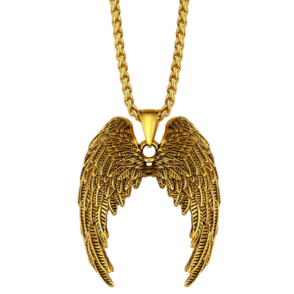 Flash Angel Wings Pendant Necklace for