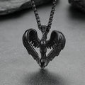 Phoenix Heart Pendant Necklace for