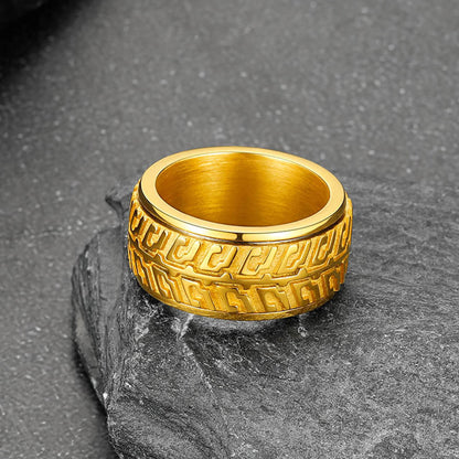 Chunky Tyre Anti Fidget Anxiety Ring for