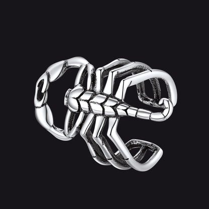 Sterling Silver Scorpion Ear Cuff for