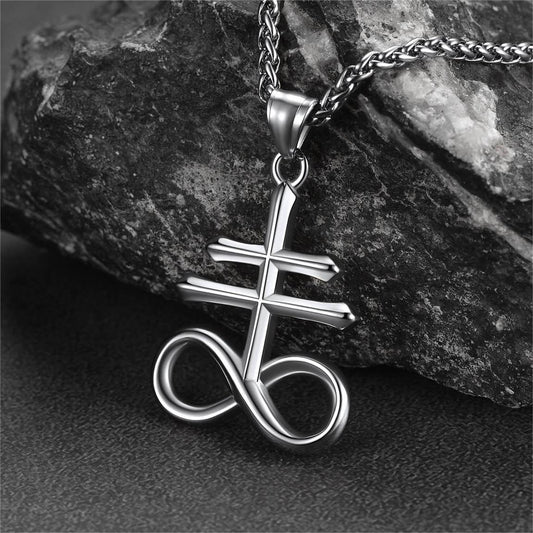 Church of Satan Leviathan Cross Necklace Pendant for