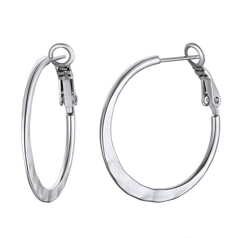 Simple Hoop Earrings for 30/40/60/80 Mm
