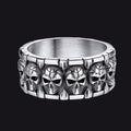 Skull Evil Teeth Stainless Steel Ring for