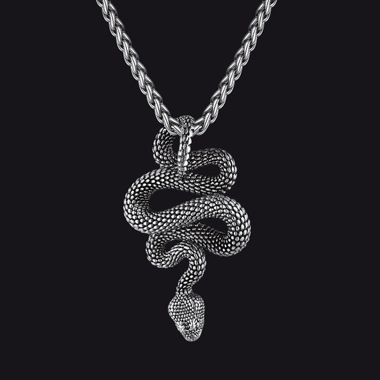 Gothic Retro Snake Necklace for