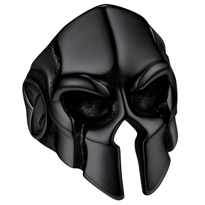 Flash Stainless Steel Spartan Helmet Rings for