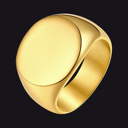 Customized Statement Signet Ring Gifts for