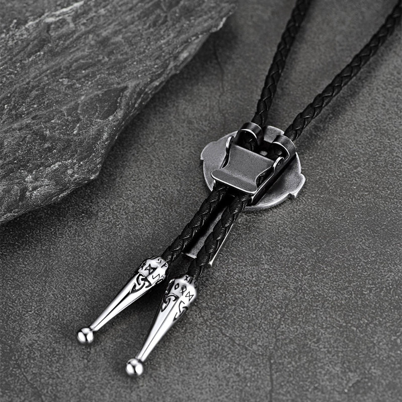 Irish Celtic Cross Knot Bolo Tie for