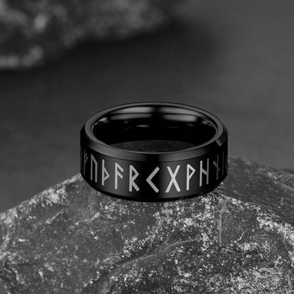 Norse Viking Runes Viking Band Ring for 8mm