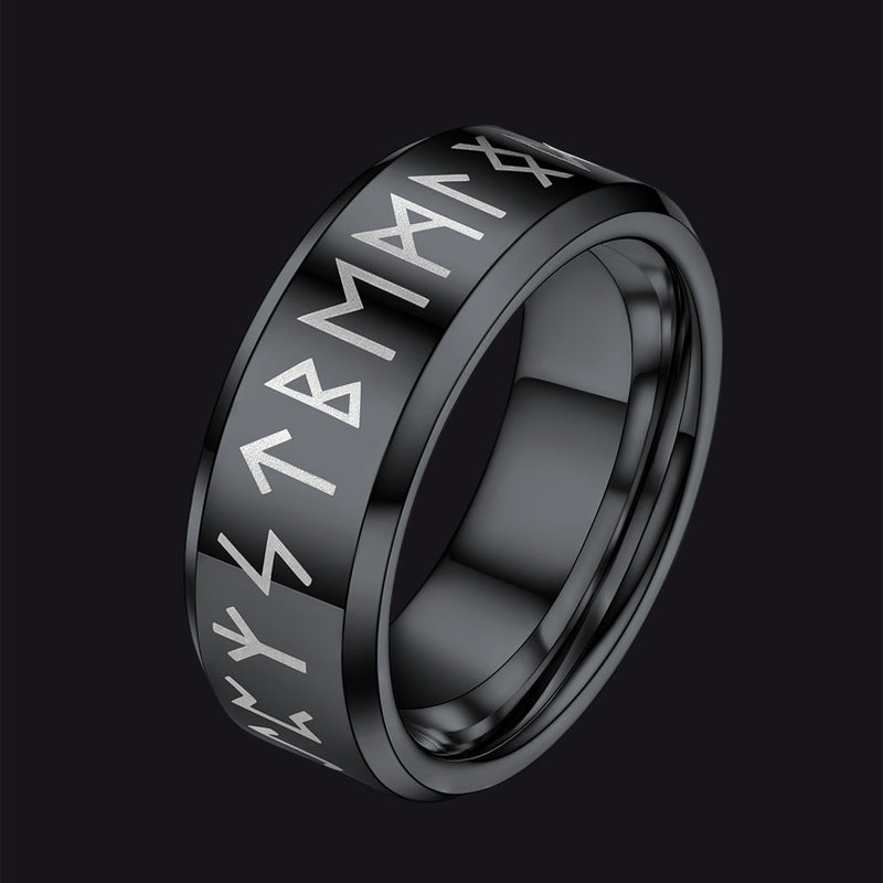 Norse Viking Runes Viking Band Ring for 8mm