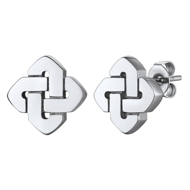 Flash Celtic Stud Earring for