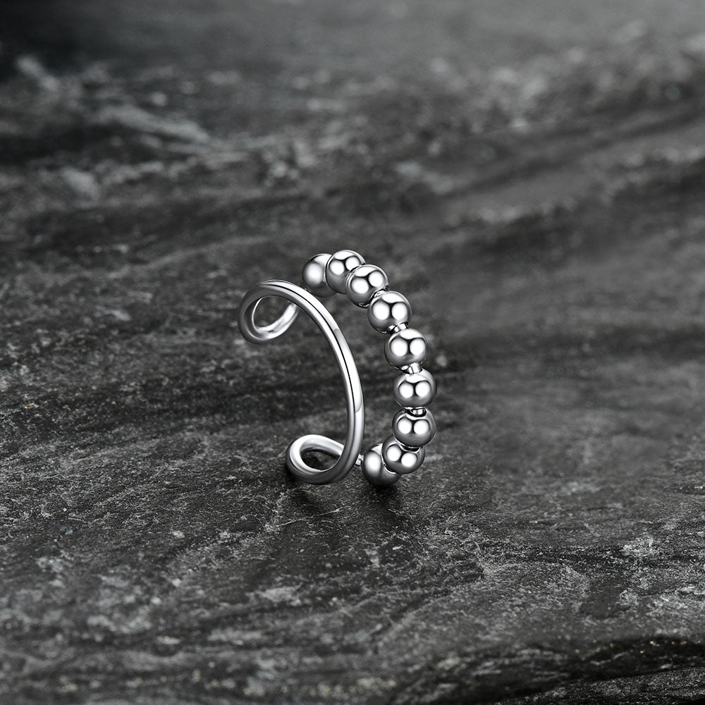 925 Sterling Silver Cartilage Ear Cuff 1pc