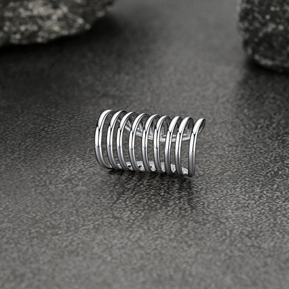 925 Sterling Silver Ear Cuff Cartilage Wrap Around Helix Earrings 1pc