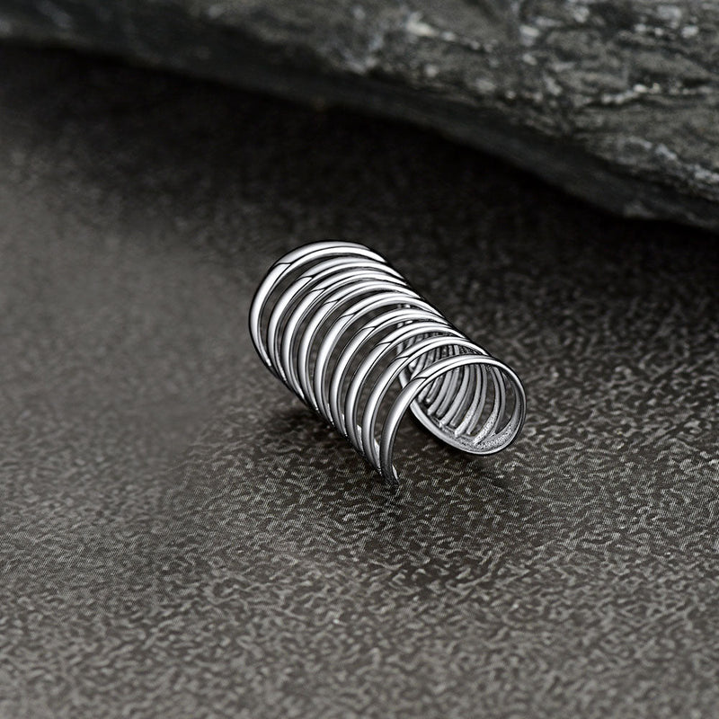 925 Sterling Silver Ear Cuff Cartilage Wrap Around Helix Earrings 1pc