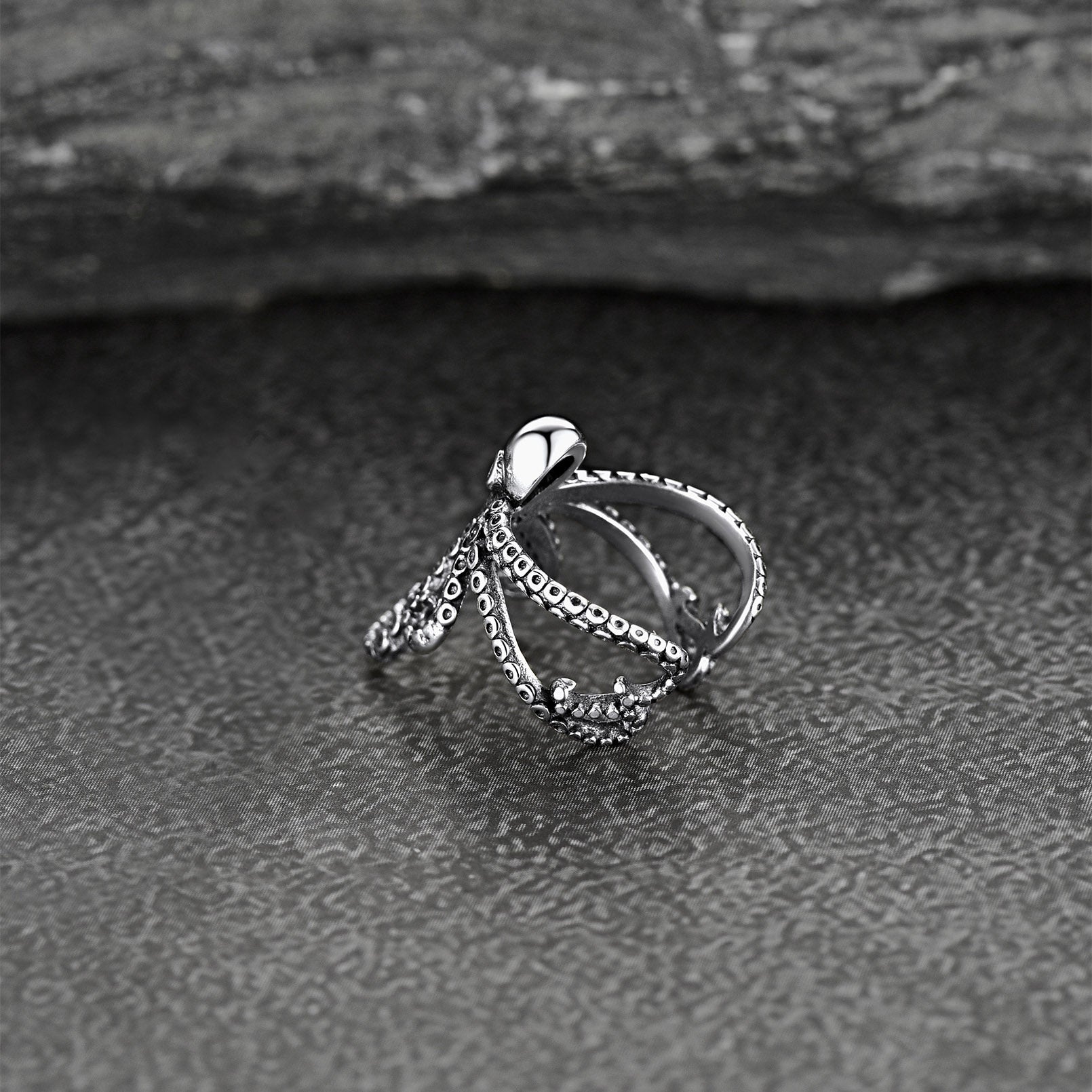 Sterling Silver Octopus Ear Cuff Earring for 1pc
