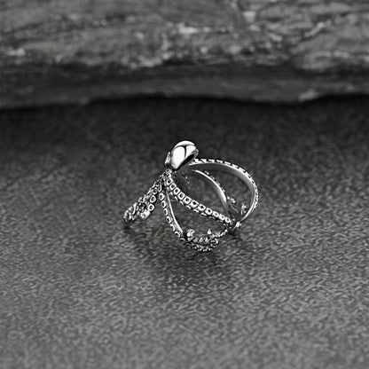 Sterling Silver Octopus Ear Cuff Earring for 1pc