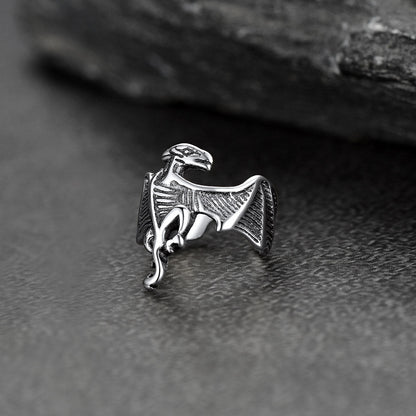 925 Sterling Silver Dragon Ear Cuff 1pc