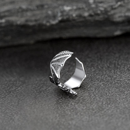 925 Sterling Silver Dragon Ear Cuff 1pc