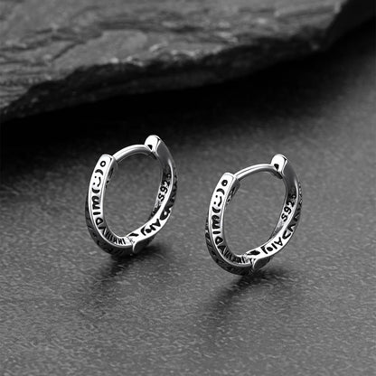 Minimalism Mobius Hoop Earrings for