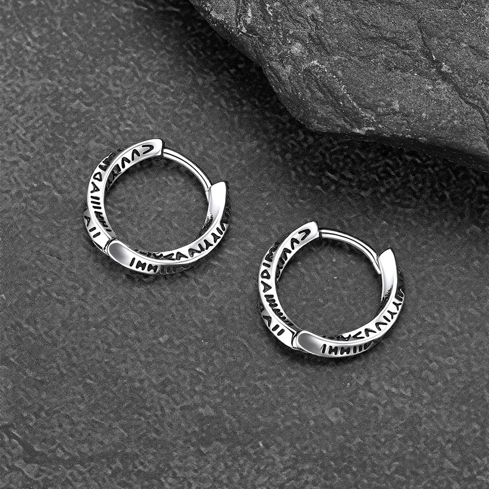 Minimalism Mobius Hoop Earrings for