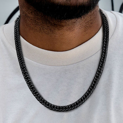 Thick Miami Cuban Curb Link Chain Necklace for