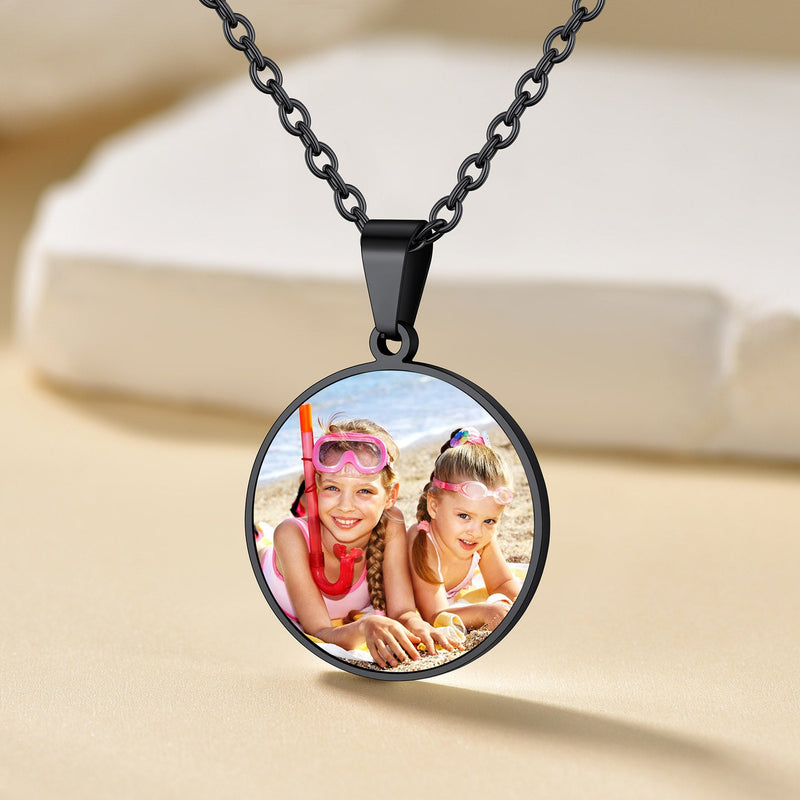 Customized Photo Fingerprint Necklace for